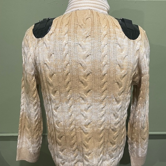 Barabas sweater mocho shaw neck zipper snap button front - Picture 2 of 4